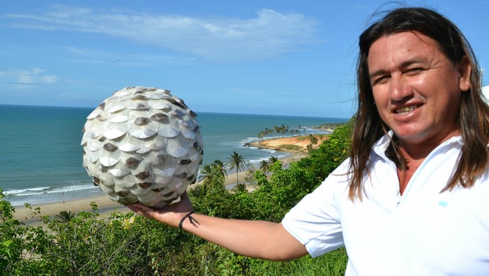 Bola, escamas, peixe, Zezão, Lagoinha, Paraipaba (Foto: Divulgação)