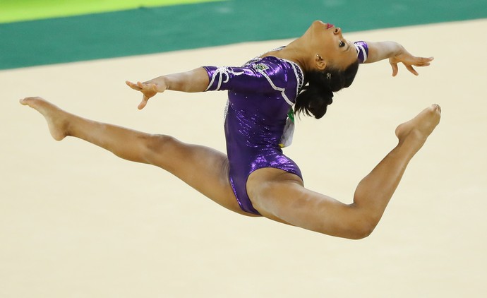 Rebeca Andrade; ginástica artística; brasil; olimpíadas (Foto: Mike Blake/Reuters)