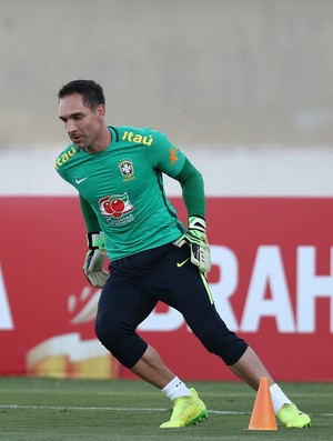 Fernando Prass, treino seleção brasileira (Foto: Lucas Figueiredo / MoWA Press)