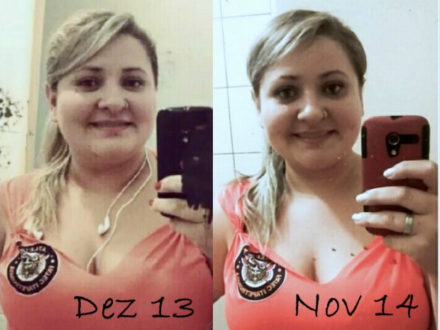 Mariana engordou 49kg em um ano e meio (Foto: Arquivo Pessoal/ Mariana Rosa)