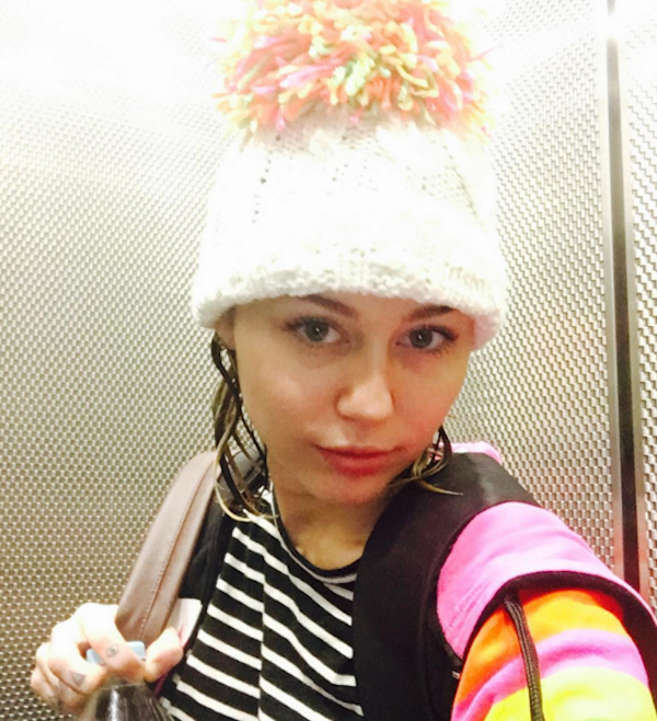 Miley Cyrus em foto recente publicada no Instagram (Foto: Instagram)