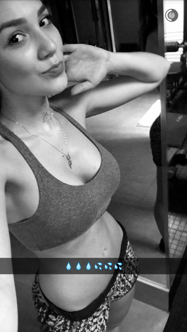 Bruna Santana (Foto: Reprodução/Snapchat)