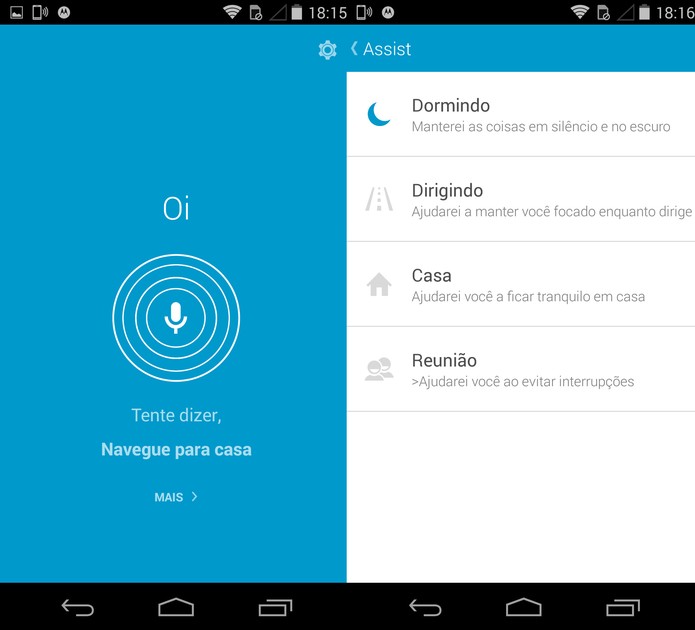 Comandos por voz no novo Moto X e o recurso Assist (Foto: Reprodução) Comandos por voz no novo Moto X e o recurso Assist (Foto: Reprodução)