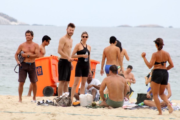 Fernanda Lima e Rodrigo Hilbert (Foto: Julio Cesar / AG.News)