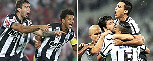 Corinthians e Atlético fazem 'final' do Brasileirão hoje em Belo Horizonte (AP e Marcos Ribolli/Globoesporte.com)