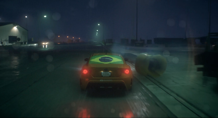Chove a todo momento em Need for Speed (Foto: Reprodução / TechTudo) Chove a todo momento em Need for Speed (Foto: Reprodução / TechTudo)