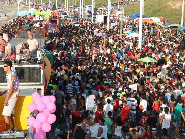 Parada do Orgulho LGBT na Avenida Litorânea, em São Luís (Foto: De Jesus / O Estado)