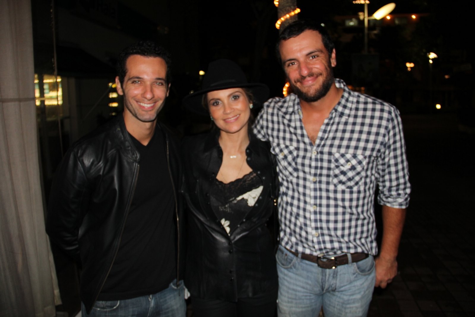 Mohamed Harfouch, Flávia Alessandra e Rodrigo Lombardi, que atuaram em "Pé na Jaca" (Foto: Rogerio Fidalgo/AgNews)