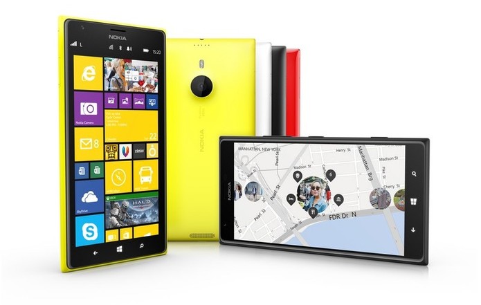 Lumia 1520 é o primeiro foblet da Nokia, com tela Full HD, Windows Phone 8 e processador quad-core (Foto: Divulgação/Nokia)