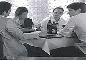 Encontro de deputados goianos com susposta lobista em Brasília (Foto: Reprodução/TV Anhanguera)