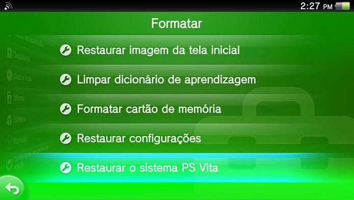 Escolha Restaurar o Sistema (Foto: Reprodução/Murilo Molina)