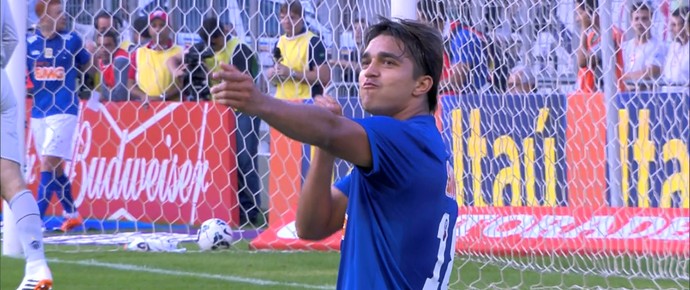 Marcelo Moreno, atacante do Cruzeiro (Foto: Reprodução / Premiere)