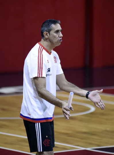 José Neto no treino do Flamengo (Foto: André Durão)