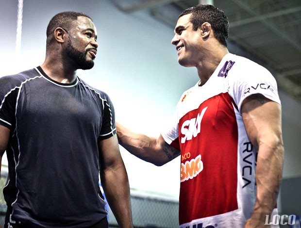 Vitor Belfort e Rashad Evans na Blackzilians (Foto: Divulgação / Arquivo Pessoal)