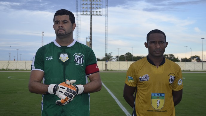 Brasileirão Série D, goleiro artilheiro do Santos-AP se inspira em Rogerio Ceni (Foto: Jonhwene Silva-GE/AP)