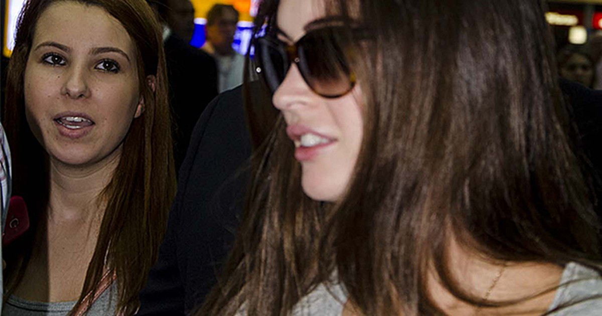 G1 - Atriz americana Megan Fox desembarca em Guarulhos - notícias em