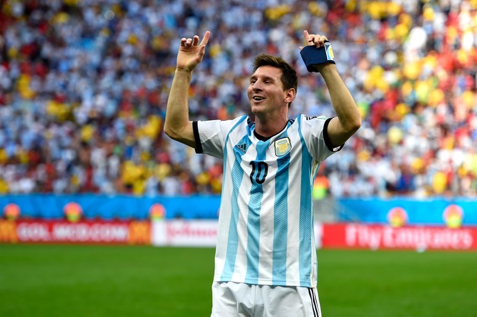 Lionel Messi Argentina 1 x 0 Bélgica Copa do Mundo 2014 (Foto: Getty Images)