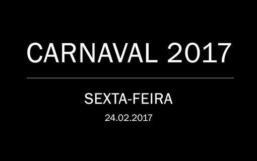 Sexta-Feira 24/02/2017