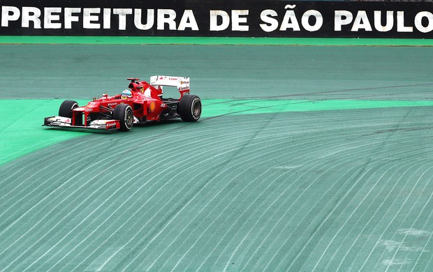 Alonso GP Brasil prova  (Foto: Getty Images)