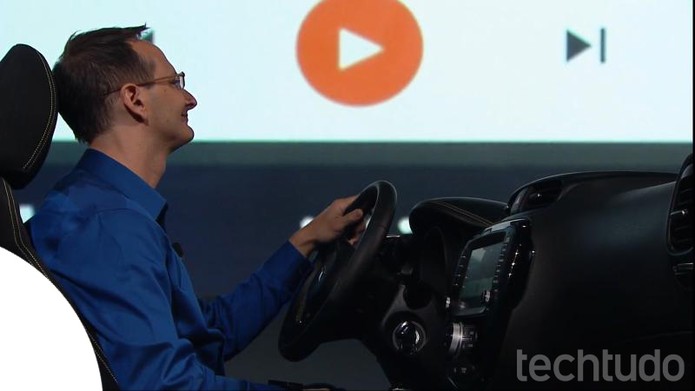 Android Auto une todas as informações necessárias para o motorista (Foto: Reprodução / Google) Android Auto une todas as informações necessárias para o motorista (Foto: Reprodução / Google)