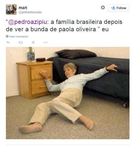 Tweets sobre Paolla Oliveira (Foto: Reprodução / Twitter)