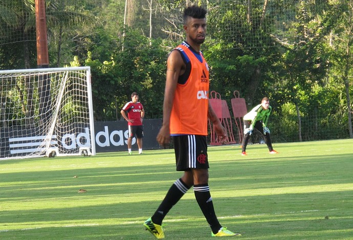 Léo Moura Flamengo (Foto: Thales Soares)