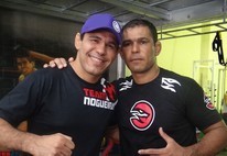 Minotauro vai ter que rebolar para se dar bem na 'Dança' (Domingão do Faustão / TV Globo)