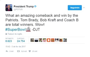 Donal Trump no Twitter (Foto: Reprodução/Twitter)
