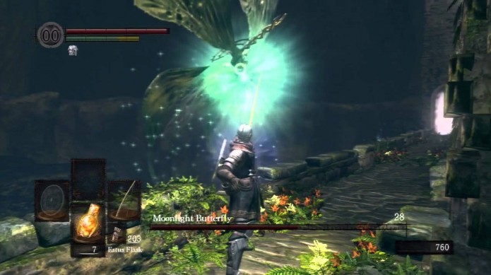 As Orbs de energia de Moonlight são capazes de seguir seu personagem (Foto: Reprodução/Youtube)