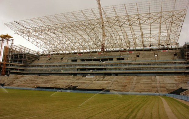 Gramado Arena Corinthians (Foto: Divulgação/Odebrecht)