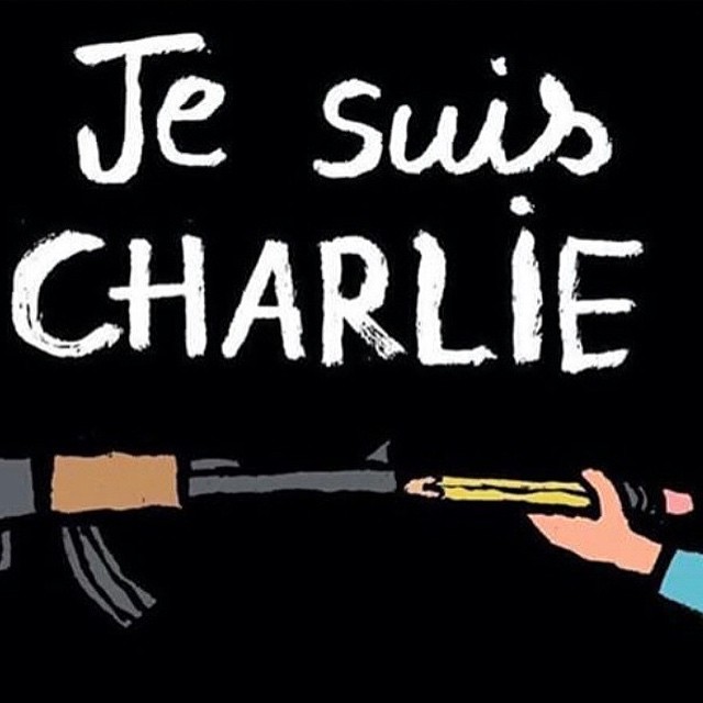 imagem em solidariedade ao atentado a revista francesa Charlie Habdo, postada por Mark Ruffalo no Twitter (Foto: reprodução) imagem em solidariedade ao atentado a revista francesa Charlie Habdo, postada por Mark Ruffalo no Twitter (Foto: reprodução)