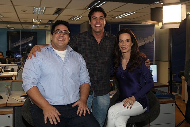 André Marques, Bruno De Luca e Ana Furtado (Foto: Claudio Andrade/Revista QUEM)