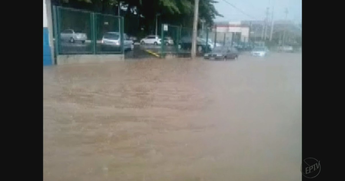 Chuva forte causa alagamentos em São João, Mococa e Rio Claro ... - Globo.com