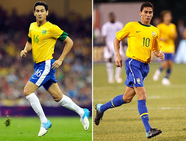 Ganso, Seleção Brasileira (Foto: Montagem sobre fotos da Getty Images e Agência AFP)