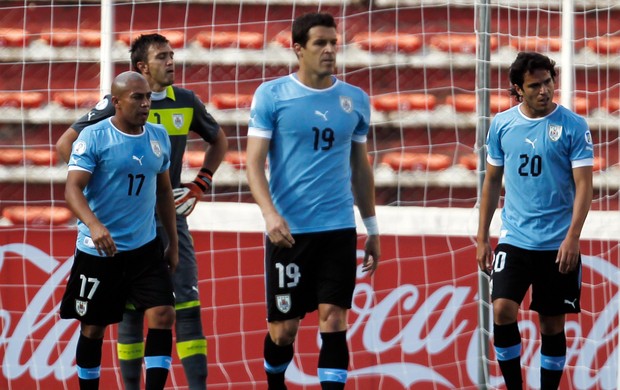 Jogadores uruguai (Foto: AP)