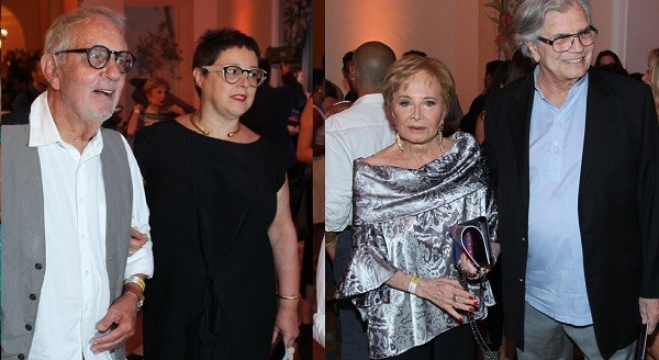 Casais: Paulo José e Kika Lopes e Tarcísio Meira e Glória Menezes chegam ao Copacabana Palace (Foto: Ag News) Casais: Paulo José e Kika Lopes e Tarcísio Meira e Glória Menezes chegam ao Copacabana Palace (Foto: Ag News)
