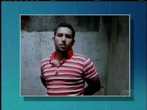 Wesley é detento do semiaberto e foi pego com objetos escondidos que podem ter sido roubados (Foto: Reprodução/TV Anhanguera)