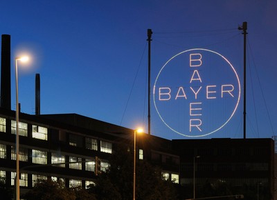 Logo da Bayer na sede da empresa em Leverkusen, na Alemanha (Foto: Divulgação)
