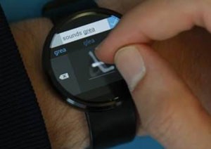 Microsoft cria 'teclado analógico' para relógios inteligentes reconhecerem escrita à mão. (Foto: Divulgação/Microsoft)