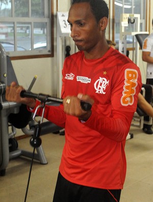 Liedson Flamengo treino (Foto: Alexandre Vidal / Fla imagem)