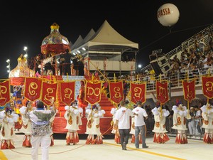 Desfile da Pega no Samba no carnaval de Vitória (Foto: Beto Morais/ G1 ES)