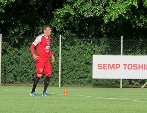 Lucio treino São Paulo (Foto: Gustavo Serbonchini)