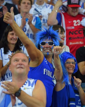 Finlândia X EUA (Foto: Divulgação/FIBA)