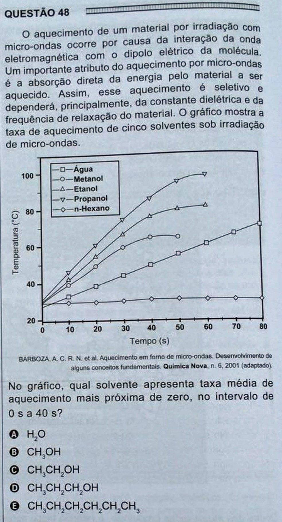 ENEM 2016 - 1º DIA - PROVA BRANCA - QUESTÃO 48 (Foto: G1 )