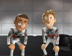 McLaren transforma Hamilton e Button
em desenho animado (Reprodução / YouTube) McLaren transforma Hamilton e Button
em desenho animado (Reprodução / YouTube)