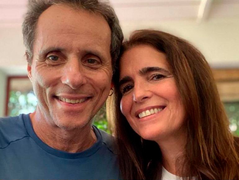 Tony Bellotto e a mulher, Malu Mader (Foto: Reprodução/Instagram) Tony Bellotto e a mulher, Malu Mader (Foto: Reprodução/Instagram)