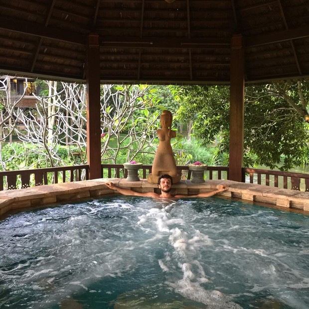 Jayme Matarazzo relaxa em viagem de lua de mel (Foto: Reprodução/Instagram)