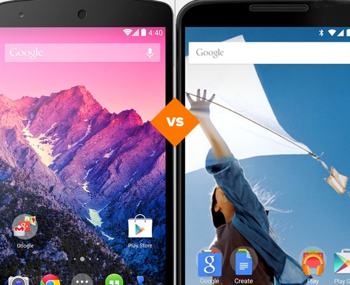 Comparativo entre o Nexus 5 e Nexus 6: veja qual é melhor top do Google (Foto: Arte/TechTudo) Comparativo entre o Nexus 5 e Nexus 6: veja qual é melhor top do Google (Foto: Arte/TechTudo)