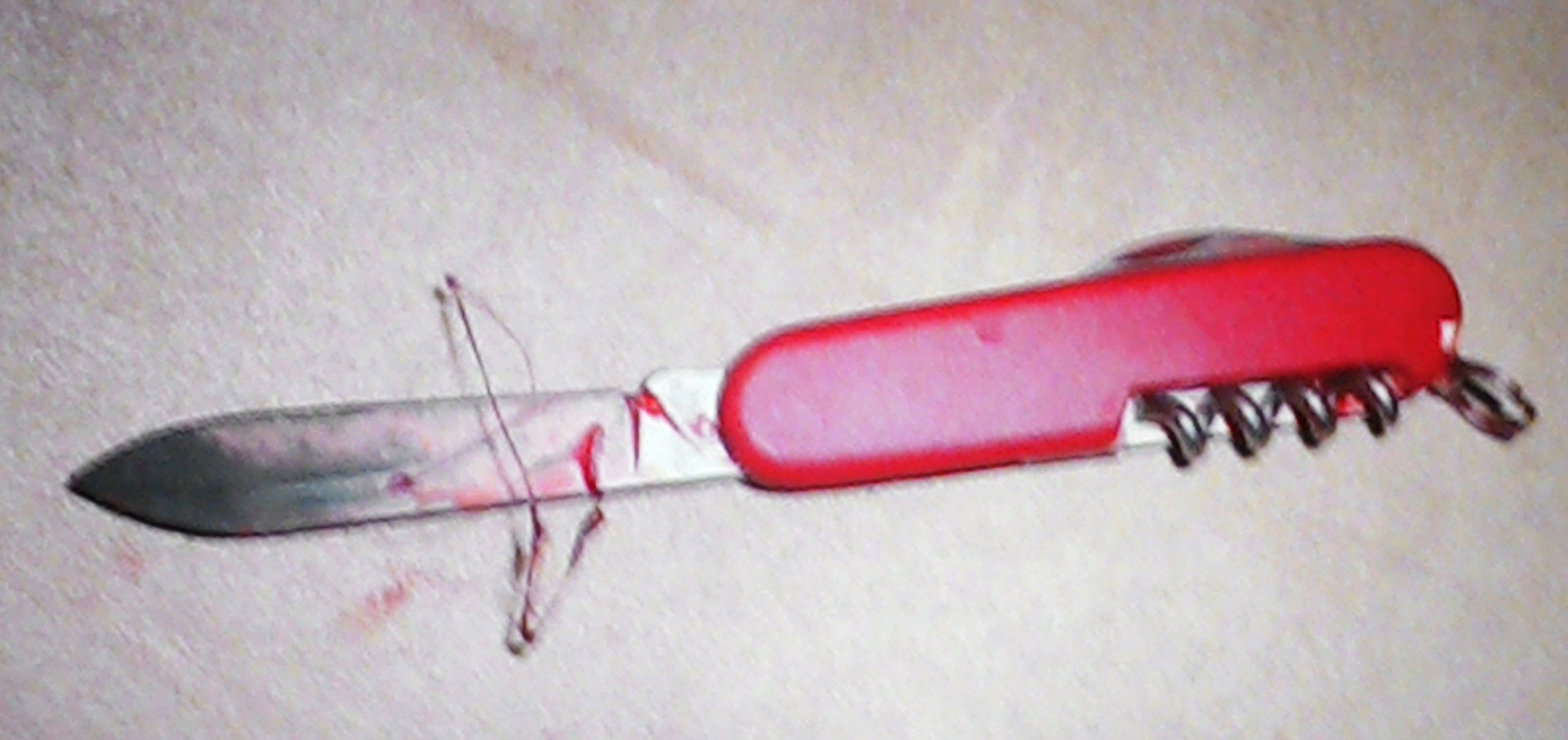 Ex-namorado usou canivete para ferir mulher (Foto: Polícia Civil/Divulgação)