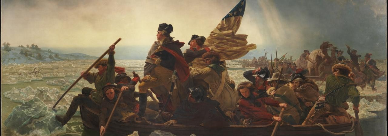 George Washington (em destaque na pintura) foi um dos líderes da independência dos EUA (Foto: Reprodução)